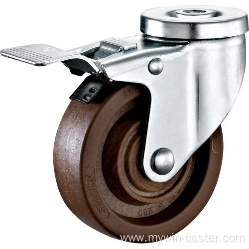 3'' Bolt Hole High Temperature Caster With Brake